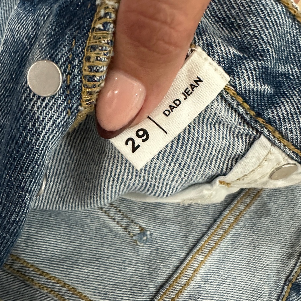 Pacsun Stretch Medium Indigo Dad Jeans size 9 runs big - Picture 7 of 15
